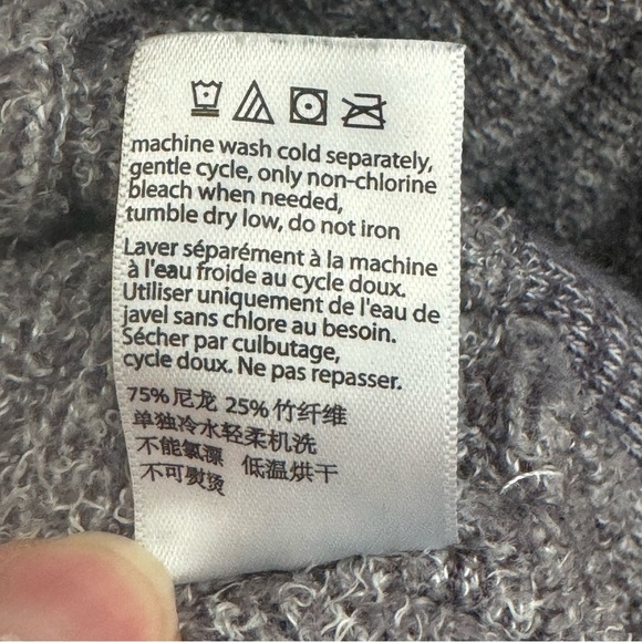 BAREFOOT DREAMS Cozychic Lite Knit Circle Cardigan Gray Open Front Size Medium - Picture 13 of 14